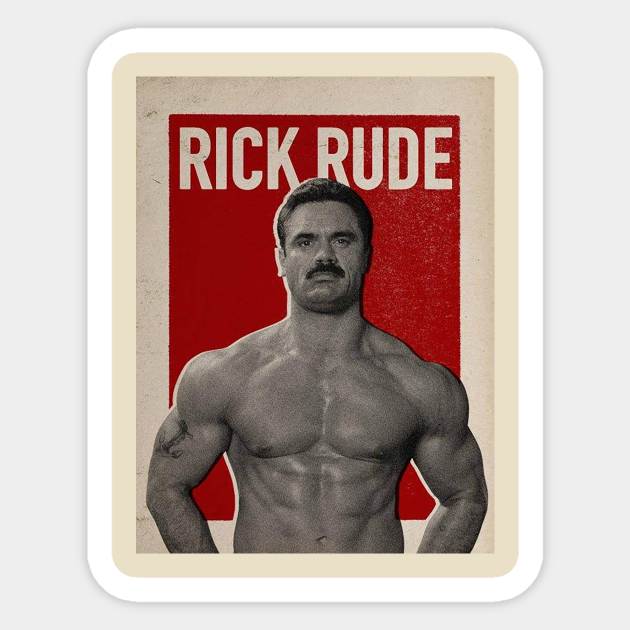 Rick Rude Vintage Sticker by nasib